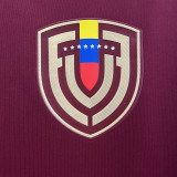 2024/25 Venezuela Home Red Fans Soccer Jersey
