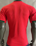 2024/25 Portugal Home Red Player Version Soccer Jersey