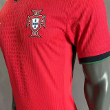 2024/25 Portugal Home Red Player Version Soccer Jersey