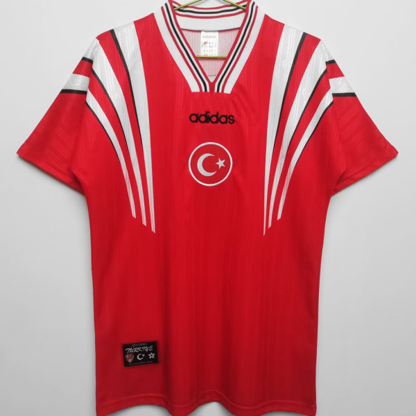 1990 Turke Red Retro Retro Jersey