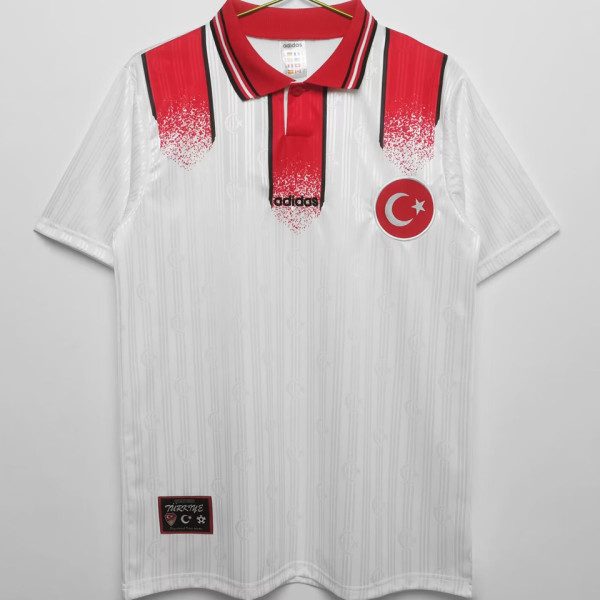 1990 Turke White Retro Retro Jersey