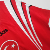 1990 Turke Red Retro Retro Jersey