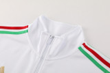2024 Italy White Jacket Tracksuit