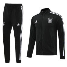 2024 Germany Black Jacket Tracksuit