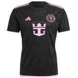 2023/24 Inter Miami  Away Black Women Soccer Jersey 女