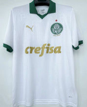 2024/25 Palmeiras 1:1 Quality Away White Fans Soccer Jersey