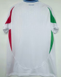 CHIESA #14 Italy 1:1 Quality Away White Fans Jersey 2024/25 ★★