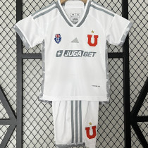 2024/25 Universidad de Chile Away White Kids Soccer Jersey