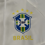 2024 Brazil White Windbreaker