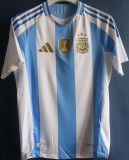 2024/25 Argentina Home Player Version Soccer Jersey  (Have FlFA World Champion 2022 有胸前章)