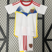 2024/25 Venezuela Away White Kids Soccer Jersey