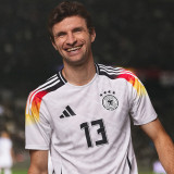 MÜLLER #13 Germany 1:1 Quality Home White Fans Soccer Jersey 2024/25 ★★