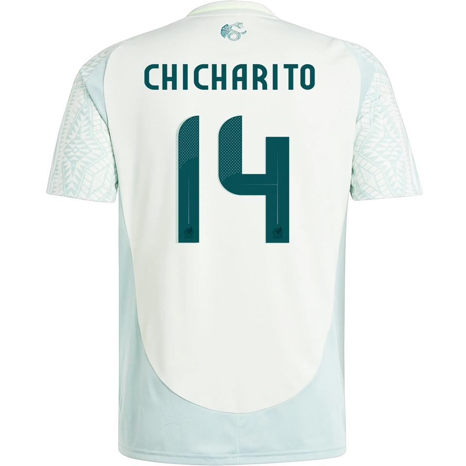 Mexico No14 Chicharito Green Home Soccer Country Jersey
