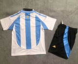 2024/25 Argentina Home Kids Soccer Jersey 黑裤子