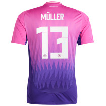MÜLLER #13 Germany 1:1 Quality Away Pink Fans Soccer Jersey 2024/25 ★★