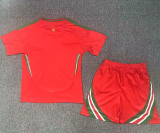 2024/25 Wales Home Red Kids Soccer Jersey