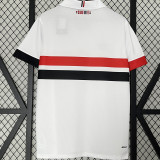 2024/25 Sao Paulo 1:1 Home White Fans Soccer Jersey