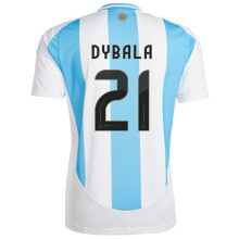 DYBALA #21 Argentina 1:1 Quality Home Fans Jersey 2024/25 (Have FlFA World Champion 2022 有胸前章) ★★