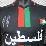 2024 FC Palestina Black Player Version Soccer Jersey