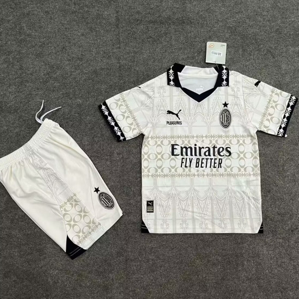 2023/24 AC Milan x PUMA x Pleasures 4Th Kids Soccer Jersey