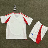 2024/25 Chile Away White Kids Soccer Jersey