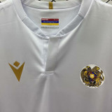 2024/25 Armenia  Away White Fans Soccer Jersey