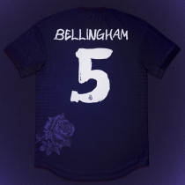 BELLINGHAM #5 RM x Y-3 Purple Fans Soccer Jersey 2024/25 紫色 ★★