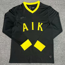 2024 AIK Solna Black Long Sleeve Soccer Jersey