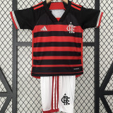 2024/25 Flamengo Home Kids Soccer Jersey