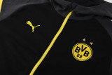 2024/25 BVB Black Hoody Zipper Jacket Tracksuit