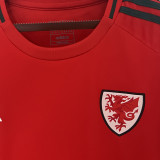 2024/25 Wales Home Red Fans Soccer Jersey