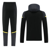 2024/25 BVB Black Hoody Zipper Jacket Tracksuit