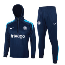 2024/25 CFC Sapphire Blue Hoody Zipper Jacket Tracksuit