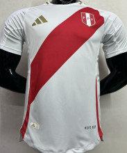 2024/25 Peru Home White Player Version Soccer Jersey