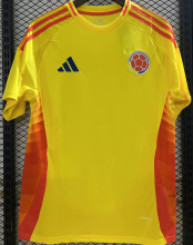 2024/25 Colombia Home Yellow Fans Soccer Jersey