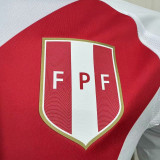 2024/25 Peru Home White Player Version Soccer Jersey