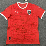 2024/25 Austria Home Red Fans Soccer Jersey