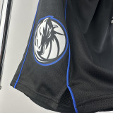 2024/25 Mavericks Black NBA Pants