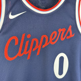 2024/25 Clippers WESTBROOK #0 Sapphire Blue NBA Jerseys