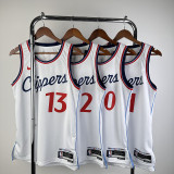 2024/25 Clippers LEONARD #2 White NBA Jerseys