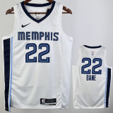 2024/25 Grizzlies BANE #22 White NBA Jerseys Hot Pressed