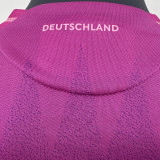 2024/25 Germany Away Pink Player Version Long Sleeve Jersey