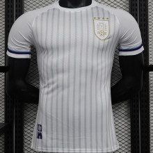 2024/25 Uruguay Away White Player Version Soccer Jersey  乌拉圭