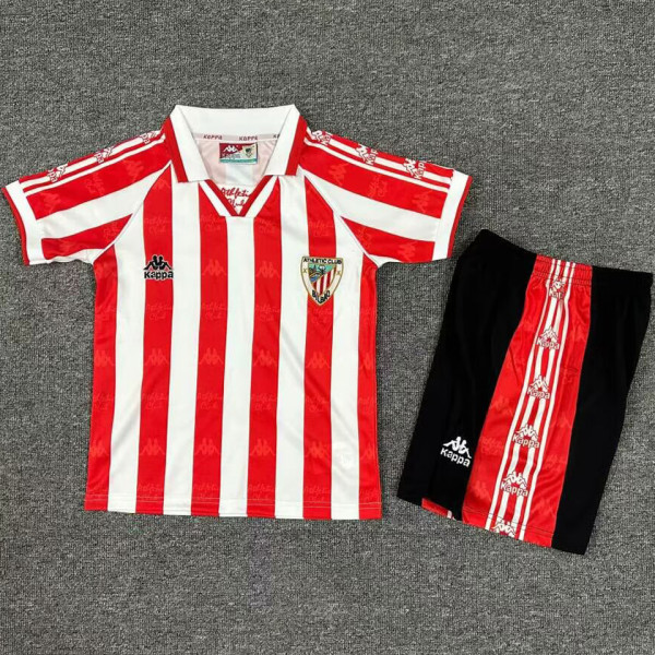 1995/97 Bilbao AT Home Retro Kids Soccer Jersey