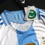 2024/25 Argentina Home Player Version Long Sleeve Jersey  (Have FlFA World Champion 2022 有胸前章)