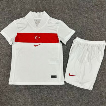 2024/25 Turkey Home White Kids Soccer Jersey