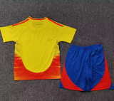 2024/25 Colombia Home Yellow Kids Soccer Jersey