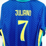 2024/25 Brazil Away Blue Kids Soccer Jersey