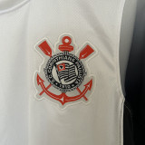 2024/25 Corinthians Home White Fans Soccer Jersey