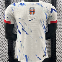 2024/25 Norway Away White Player Version Soccer Jersey